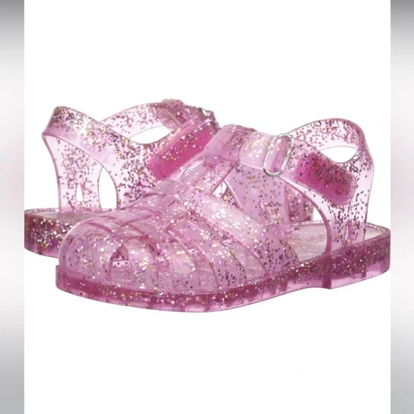 Oshkosh B’gosh Marie Jelly toddler girl sandals glittery pink size 5 - NWT - Picture 14 of 16